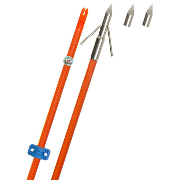 Fin-finder Fin Finder Raider Pro Bowfishing Arrow Orange W/riptide Point 