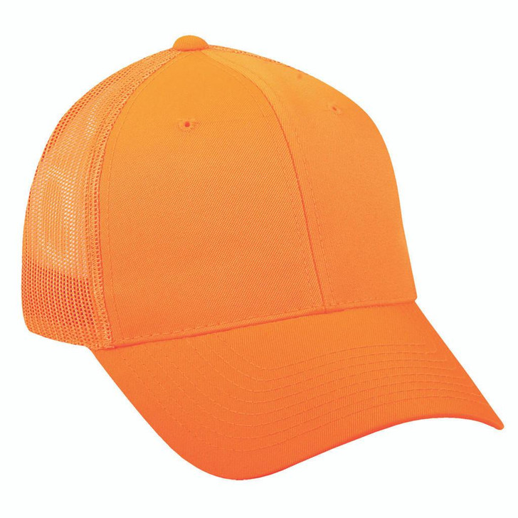  Outdoor Cap Mesh Back Hat Blaze Orange 