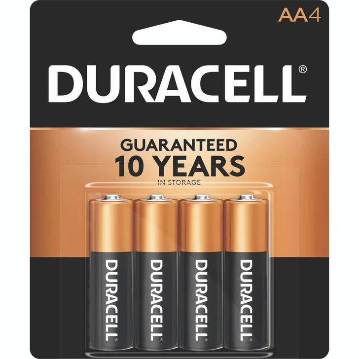  Duracell Coppertop Batteries Aa 4 Pk. 