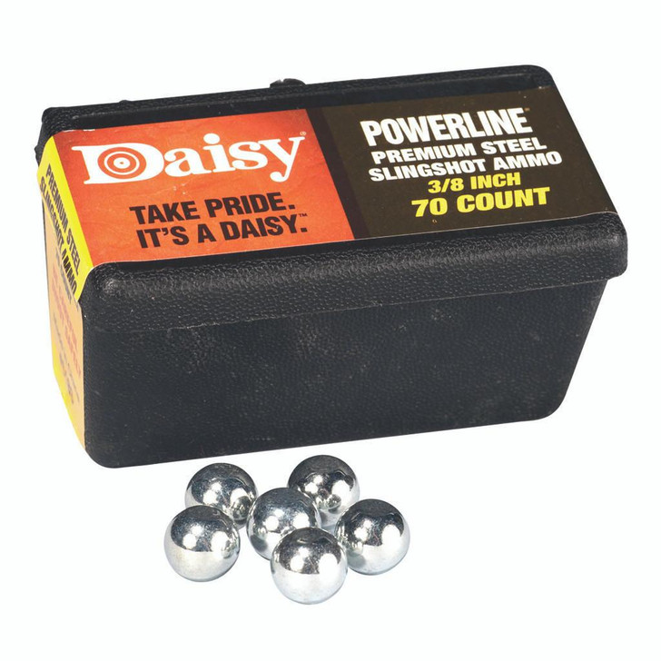  Daisy Slingshot Ammo Steel 3/8in. 75 Ct. 