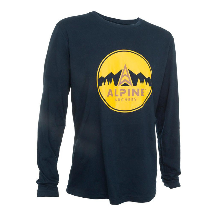  Alpine Long Sleeve Tee Navy Xlarge 