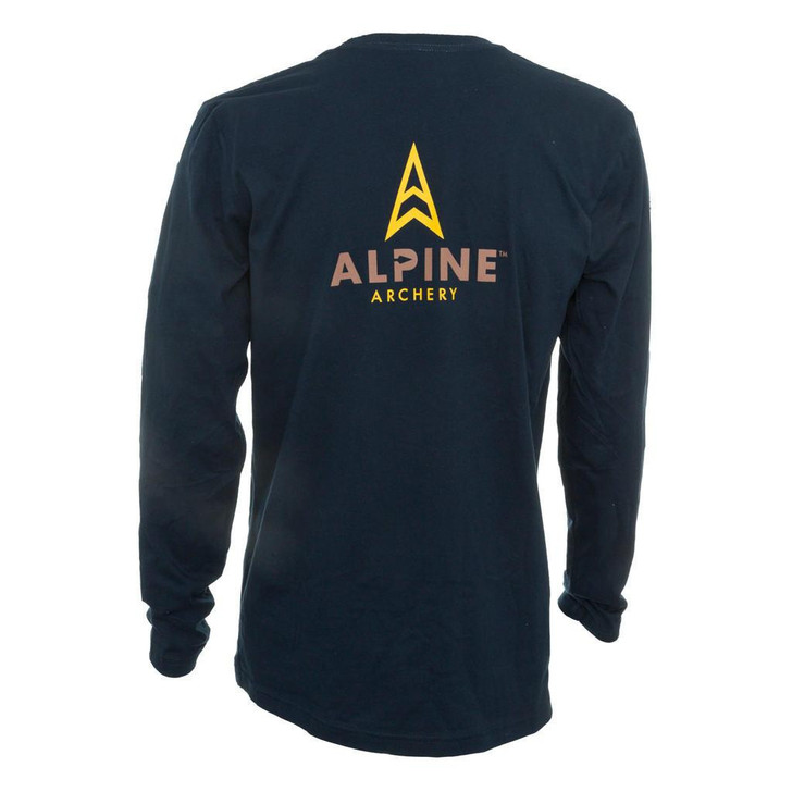  Alpine Long Sleeve Tee Navy Xlarge 