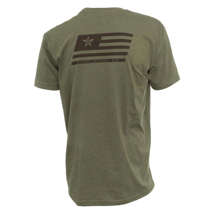  Alpine Tee Olive Medium 
