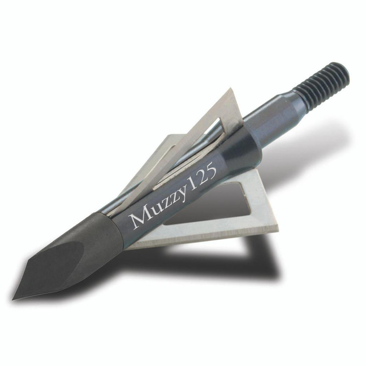  Muzzy Screw-in Broadheads 3 Blade 125 Gr. 6 Pk. 
