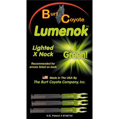 Lumenok Lighted Nocks Green X 3 Pk. 