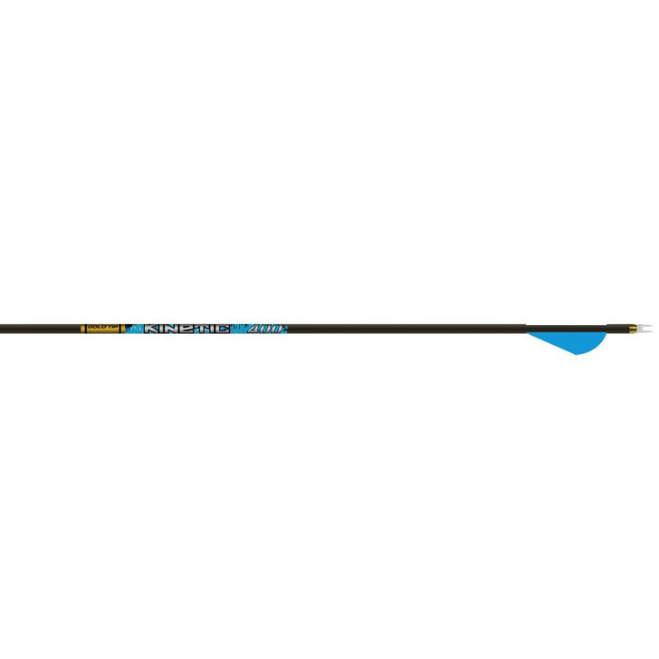  Gold Tip Kinetic Kaos Arrows 340 Raptor Vanes 6 Pk. 