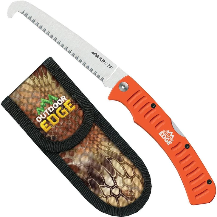  Outdoor Edge Flip N Saw Orange 4.5 In. 