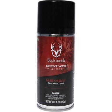  Hunters Specialties Scent Web Foam Spray She Heat Doe In Estrus 