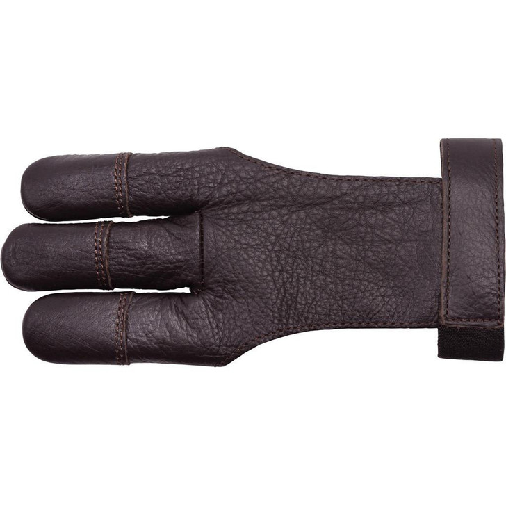  30-06 Cowhide Shooting Glove Brown 3 Finger Medium 