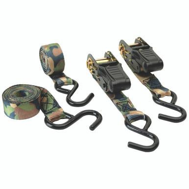  Hme Ratchet Tie Down Camo 2 Pk. 