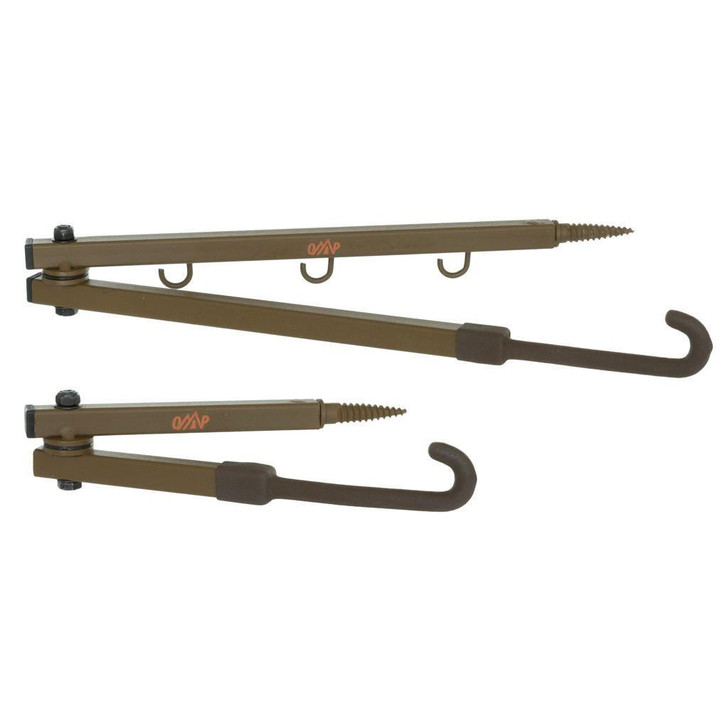  October Mountain Foldable Bow Hanger Combo Brown 23 In. And 13in. 