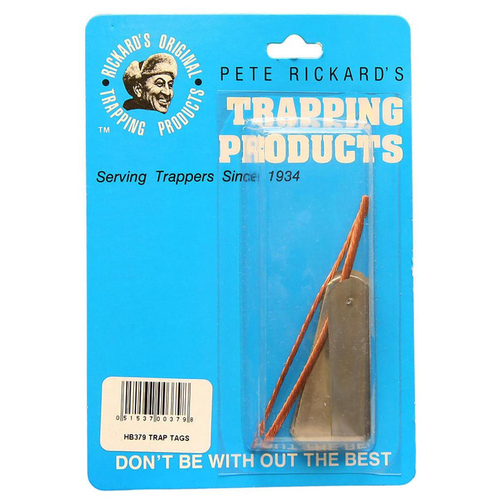 Pete Rickard Rickards Zinc Trap Tags 2 In. 25 Pk. 
