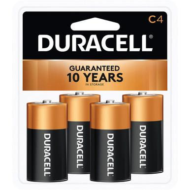  Duracell Coppertop Batteries C 4 Pk. 