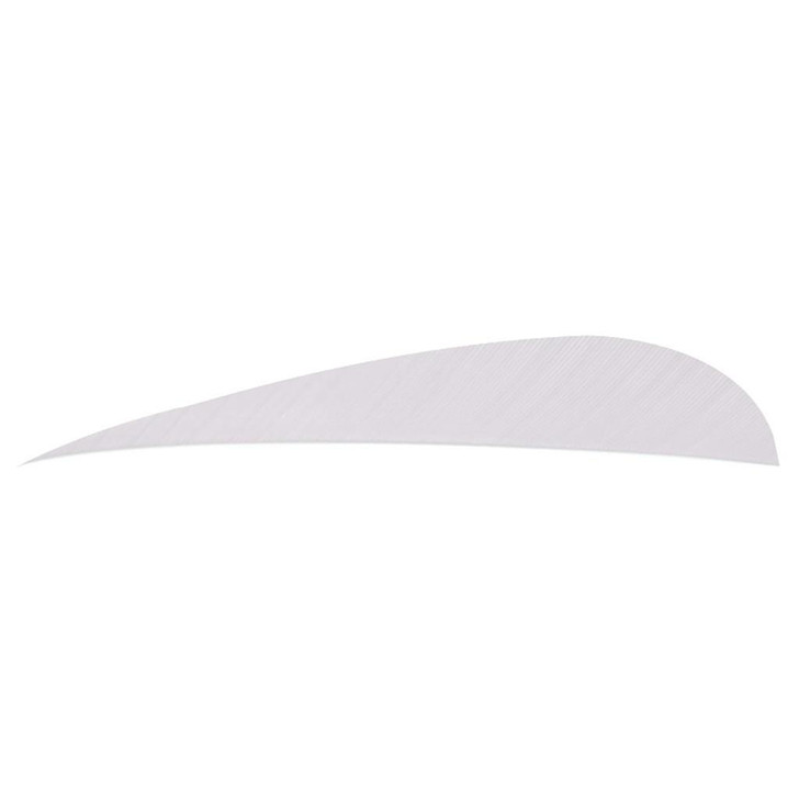  Trueflight Parabolic Feathers White 4 In. Lw 100 Pk. 