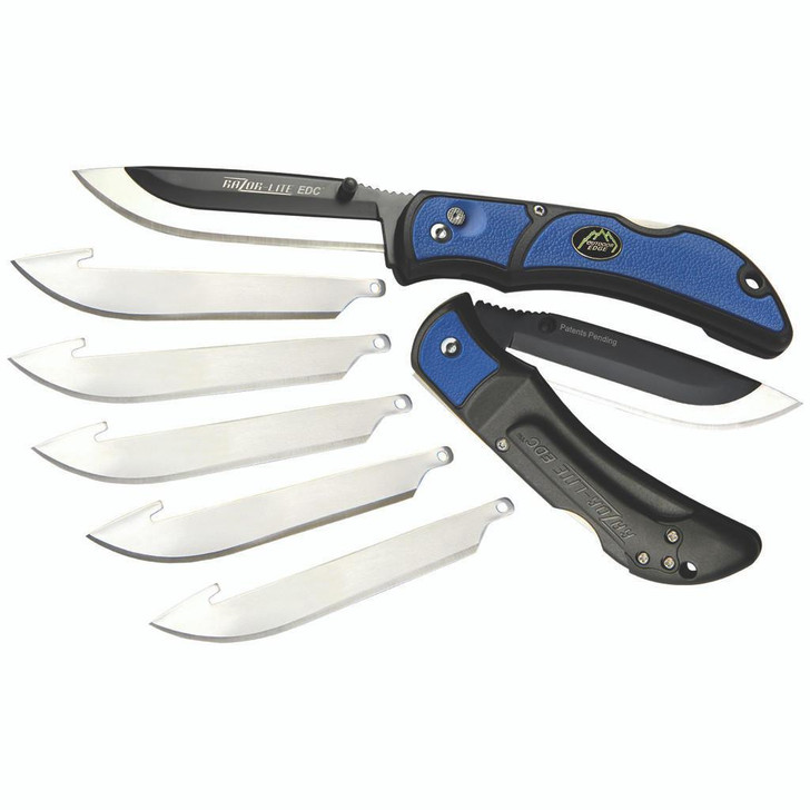  Outdoor Edge Razor-lite Edc Knife Blue 3 In. 