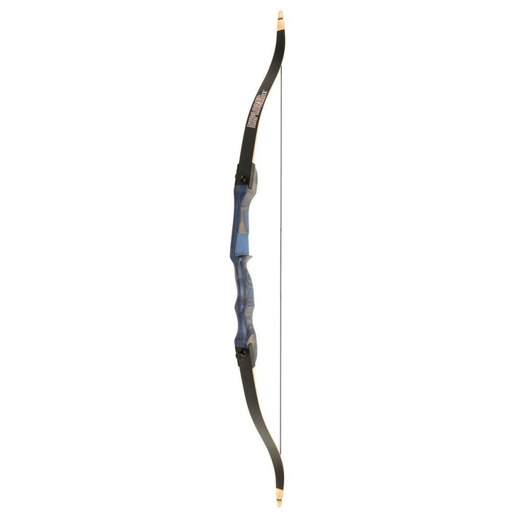  October Mountain Explorer Ce Recurve Bow Blue 54 In. 20 Lbs. Rh 
