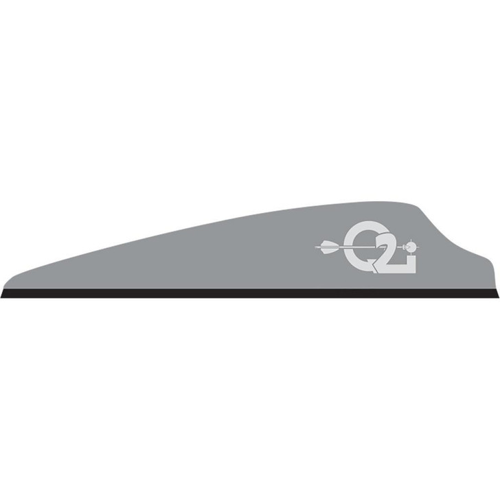  Q2i Fusion X-ii Vanes Grey 2.5 In. 100 Pk. 