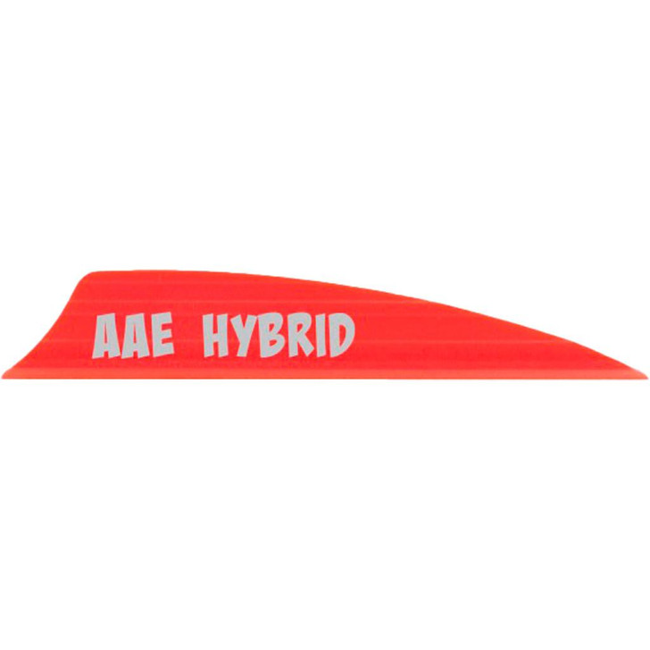  Aae Hybrid 2.0 Shield Cut Vanes Red 50 Pk. 