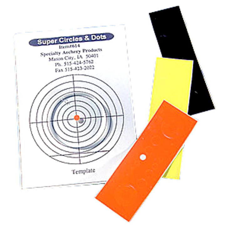  Specialty Archery Circles/dots Black/orange/yellow 
