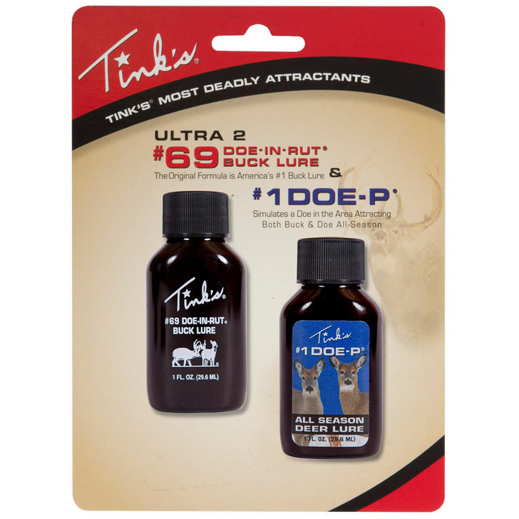 Tinks Ultra 2 #69 Doe-in-rut/#1 Doe-p Combo 1 Oz 2 Pk