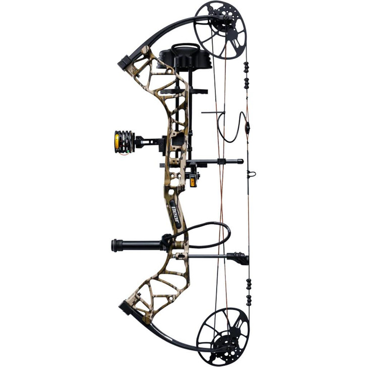  Bear Legit Maxx Rth Bow Package Mossy Oak Bottomland/black 10-70 Lbs. Lh 