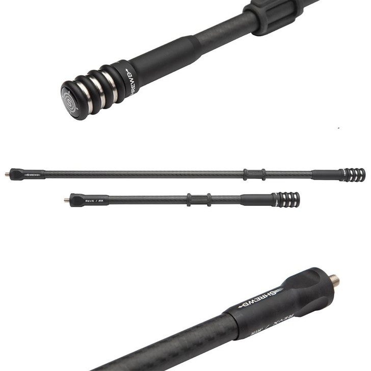 Shrewd Archery Shrewd Revx Stabilizer Matte Black 30 In. 