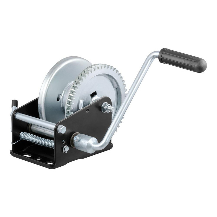  CURT Hand Crank 1700 lb. Winch - 8" Handle 