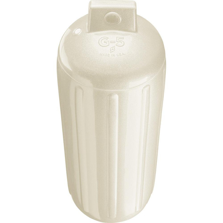 Polyform U.S. Polyform G-5 Twin Eye Fender 8.8" x 26.8" - Metallic White 