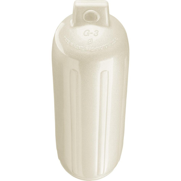 Polyform U.S. Polyform G-3 Twin Eye Fender 5.5" x 19" - Metallic White 