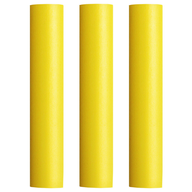 Pacer Battery Cable Heat Shrink Tubing - 1" x 12" - Yellow (3-Pieces)