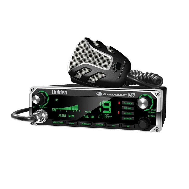 Uniden Bearcat 880 CB Radio w/7 Color Display Backlighting