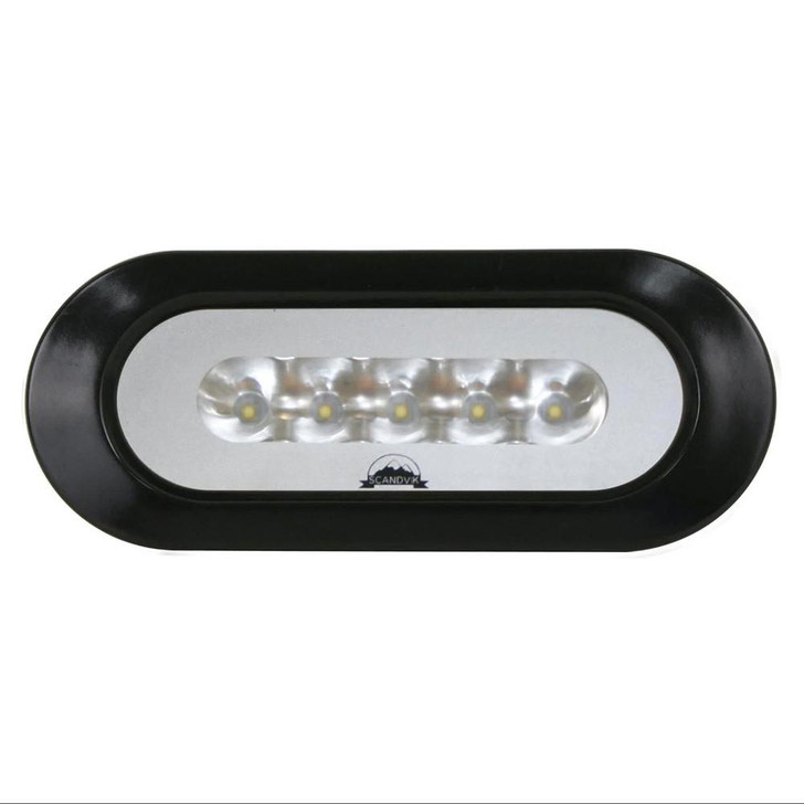  Scandvik Flush Mount Spreader Light - Black 