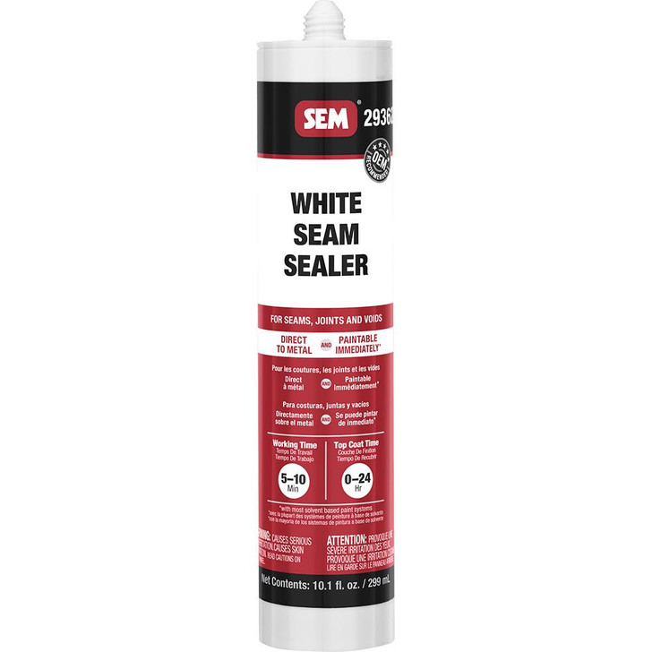  SEM 1K Seam Sealer - 10.1oz Tube - White 