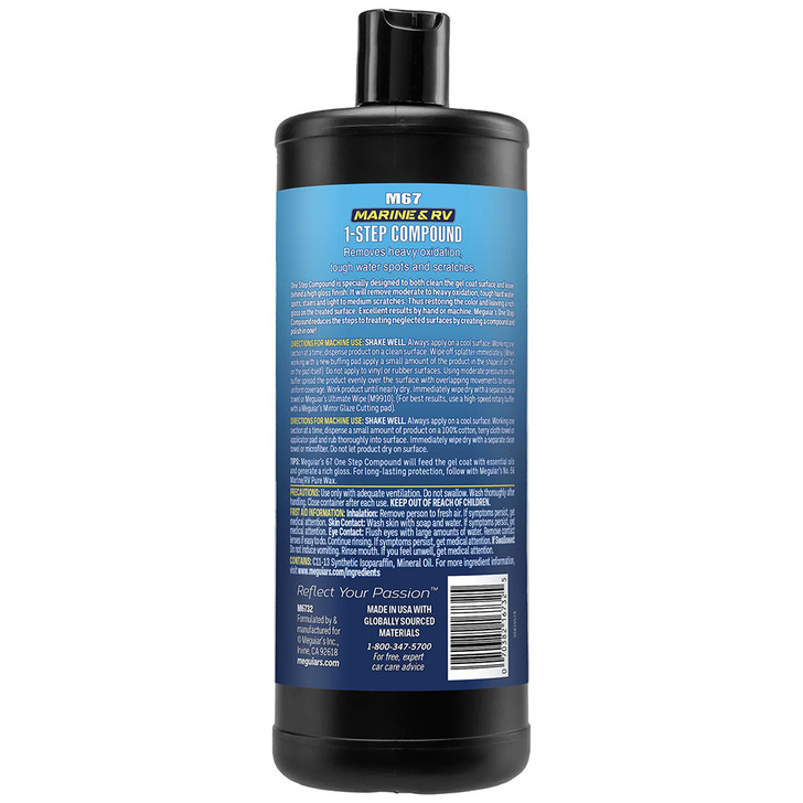 Meguiar's #67 One-Step Compound - 32oz