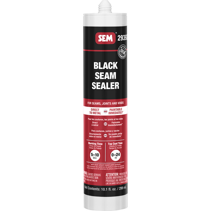 SEM 1K Seam Sealer - 10.1oz Tube - Black