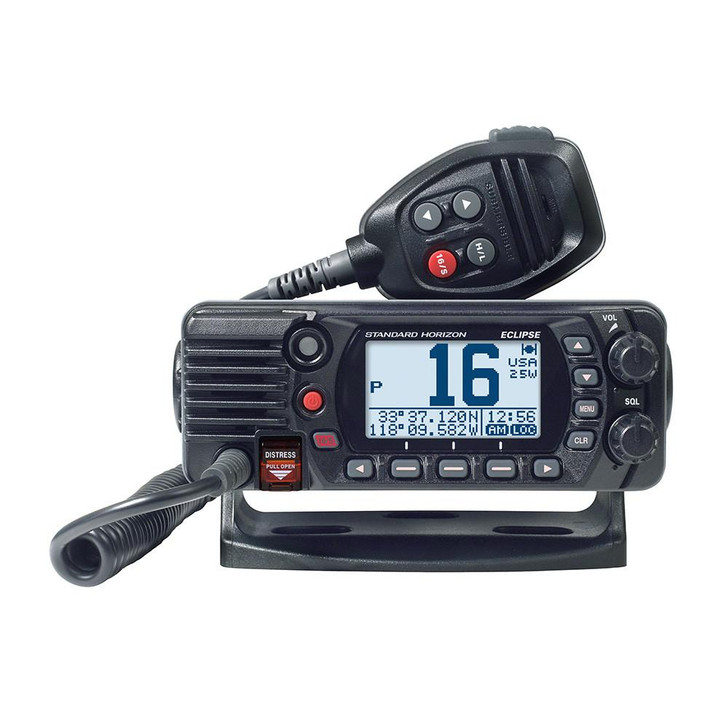  Standard Horizon GX1410GB Eclipse Series 25W Fixed Mount VHF/GPS - Black 