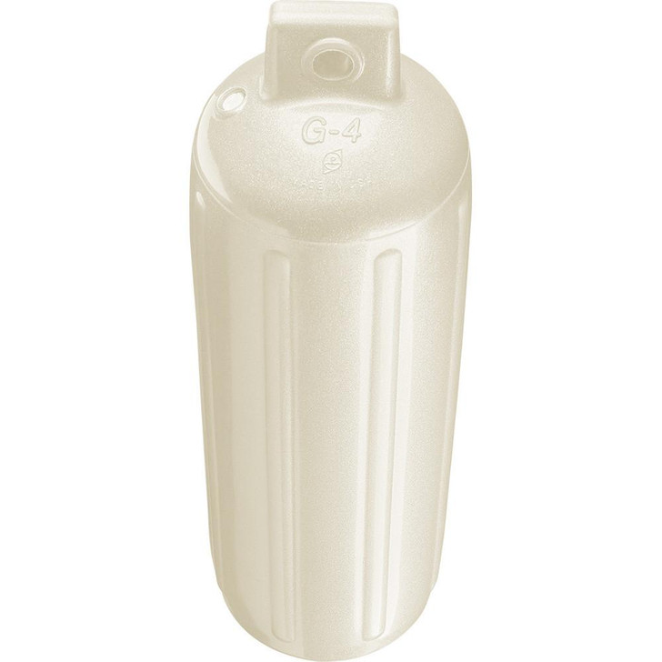 Polyform U.S. Polyform G-4 Twin Eye Fender 6.5" x 22" - Metallic White 