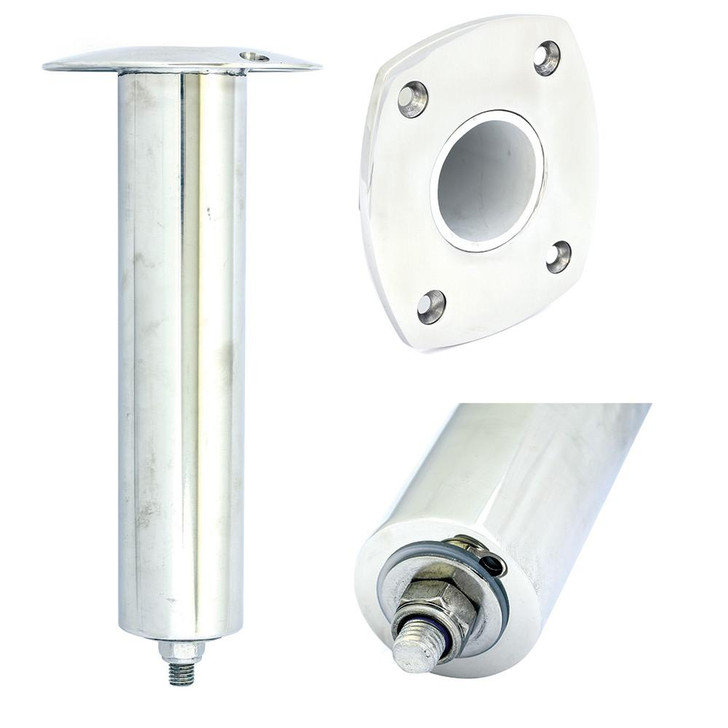  Tigress 4 Hole Swivel Rectangular Head Rod Holder - 0° - 10-1/2" 