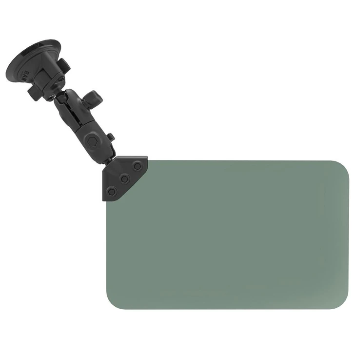 RAM Mounting Systems RAM Mount Suction Cup Mount w/Dark Green Sun Visor - 50% Tint 