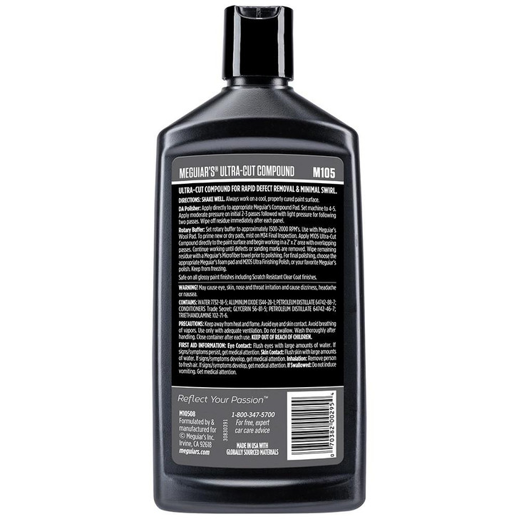  Meguiar's Professional Ultra-Cut Compound - 8oz 