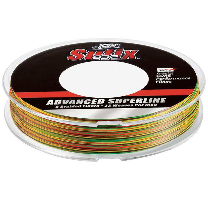  Sufix 832 Braid - 50lb - Fire Tiger - 300 yds 