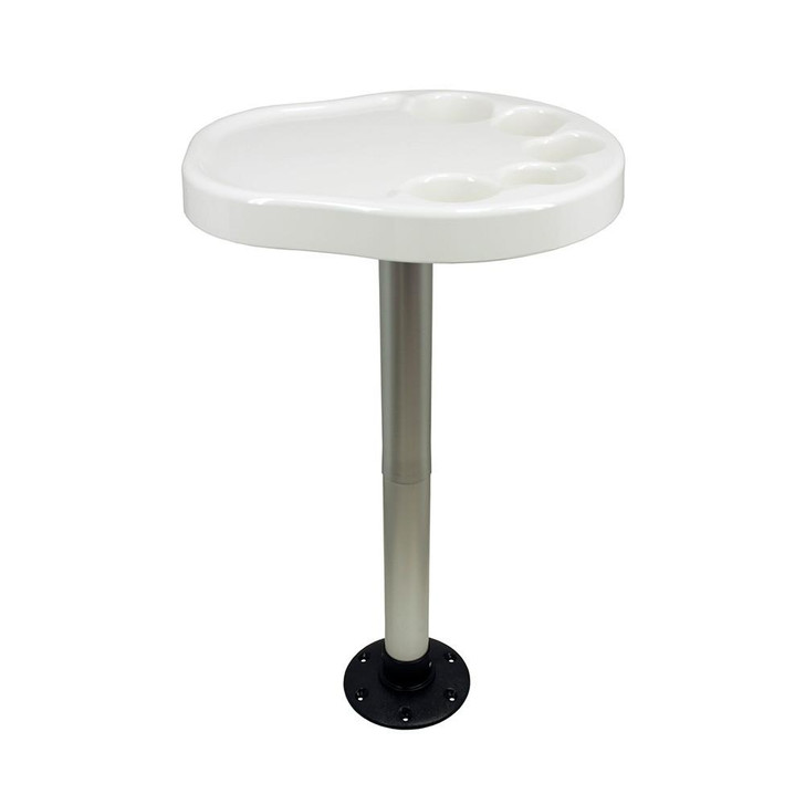 Springfield Marine Springfield Party Platter Thread-Lock™ Surface Mount Table Package - White 