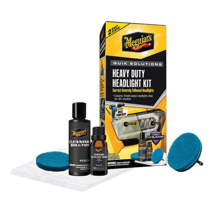 Meguiar's Quik Solutions Heavy Duty Headlight Kit