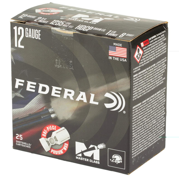 Federal Fed Mast Cls 12ga 2.75" 1 1/8oz #8 