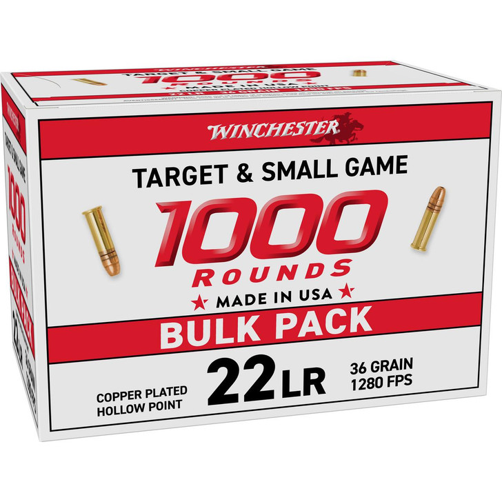 Winchester Ammunition Win White Box 22lr 36gr Hp 1000/2000 