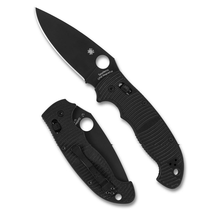  Spyderco Manix 2 Xl Salt 3.85" Blk 