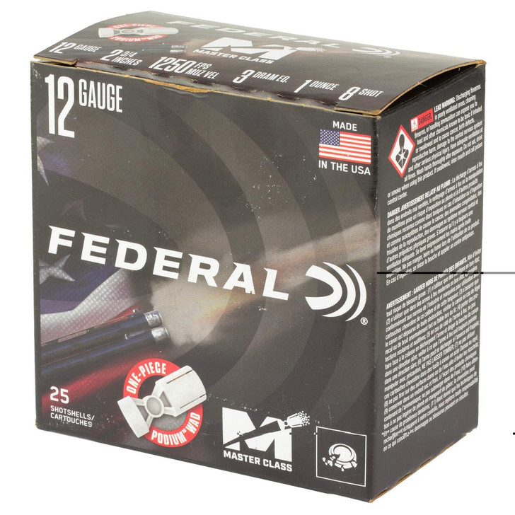 Federal Fed Master Class 12ga 2.75" 1oz #8 