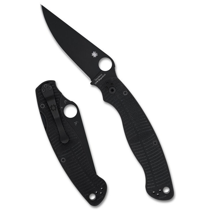  Spyderco Mil 2 Salt Magnacut 4" Blk 