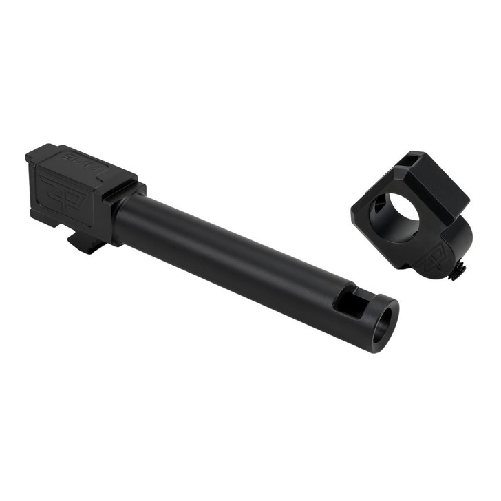Zaffiri Precision Zaf Bbl/thrdless Comp For Glk 19 Blk 