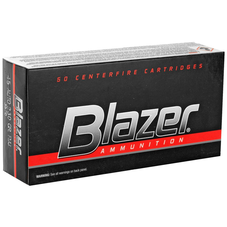 Blazer Ammunition Blazer .45acp 230gr FMJ 500 Round Case 